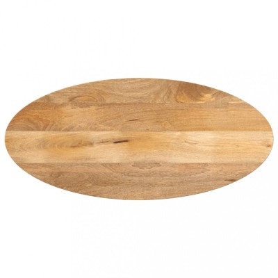 vidaXL Blat de masă oval, 140x50x2,5 cm, lemn masiv de mango foto