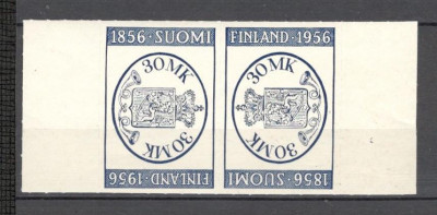 Finlanda.1956 100 ani marca postala-tete beche KF.58 foto