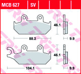 Set placute frana fata TRW MCB627 - Yamaha XT 600 EH (90-03) - XT 600 EN (90-95) XT 600 KH (91-95) - XT 660 Tenere (91-98)