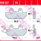 Set placute frana fata TRW MCB627 - Yamaha XT 600 EH (90-03) - XT 600 EN (90-95) XT 600 KH (91-95) - XT 660 Tenere (91-98)