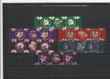 ROMANIA 2009 LP 1830 FLORI DIN ARII PROTEJATE SERIE+SERIE CU VINIETE MNH NEST