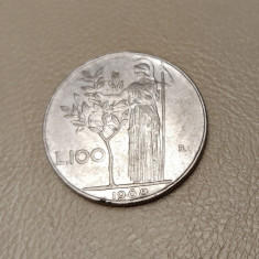 Italia - 100 lire (1968) monedă s075