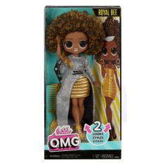 L.O.L. SURPRISE! OMG ROYAL BEE PAPUSA FASHIONISTA CU ACCESORII