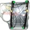 Macara geam VW TRANSPORTER V bus (7HB, 7HJ, 7EB, 7EJ, 7EF, 7EG, 7HF, 7EC) (2003 - 2016) METZGER 2160244