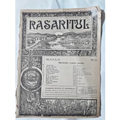 Revista Rasaritul, anul IV, nr.41-44/1922