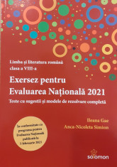 Exersez pentru evaluarea nationala 2021 Teste cu sugestii si modele de rezolvare completa foto