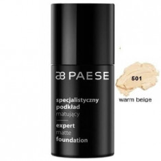 Fond de ten Paese Artist Expert Matte Foundation, 30ml - 501 Warm Beige foto