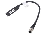 Senzor fotoelectric drept reflexiv Eaton Electric, rază 0-0,1m, NPN/PNP, IP67, 4 pini, M12