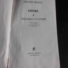 OPERE 9, TRILOGIA CULTURII - LUCIAN BLAGA