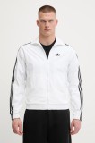 Adidas Originals bluză Firebird culoarea alb, cu imprimeu, JY1328