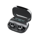 Casti Bluetooth Wireless Magphone, Bluetooth 5.0, Audio In-Ear, Handsfree, Compatibile Android &amp; iOS, Negru, TWS-10