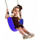 Leagan copii&nbsp;flexibil&nbsp;din plastic PP albastru, Kbt