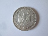 Germania Nazista 5 Reichsmark 1936 E argint 900,moneda din imagini,diametrul=29 mm,greutate=14 grame, Europa