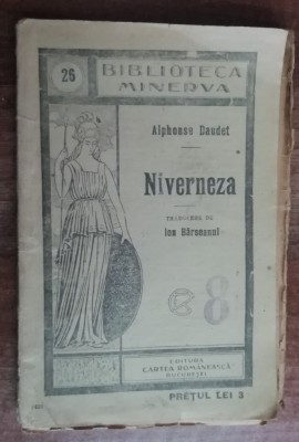 myh 620 - Biblioteca Minerva - 25 - Alphonse Daudet - Niverneza foto