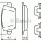 Set placute frana,frana disc VOLVO V70 III (BW) (2007 - 2016) BOSCH 0 986 494 639