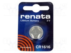 Baterie litiu CR1616 3V 50mAh nereincarcabila RENATA 1buc. foto