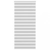 Jaluzea tip zebra gri deschis lățime țesătură 90,9 cm poliester