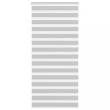 VidaXL Jaluzea tip zebra gri deschis lățime țesătură 100,9cm poliester