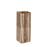 Cumpara ieftin Vaza flori aluminiu auriu Reel 13,5x13,5x31,5h