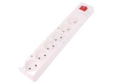Conector alimentare AC splitter 2P 250V 16A Alb IP20