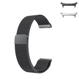Curea Milanese Slim Fit compatibila Samsung Galaxy Watch Ultra2, Telescoape QR, 22mm, Negru