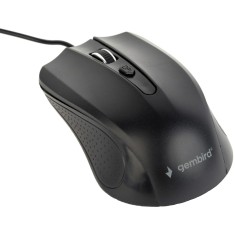 Gembird MUS 4B 01L Mouse optic 1200 DPI, 4 butoane, USB, cablu 1.8 m, Negru