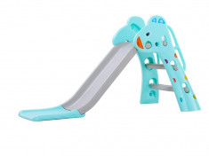 Tobogan MyKids Giraffe cu cos de baschet Turquoise foto