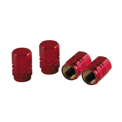 Ornamente capacele valve Hexagonal 4buc - Rosu LAM02505 foto