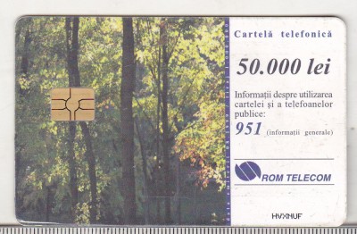 bnk card Cartela telefonica - P-20a 1999 50000 lei Primavara 1 foto