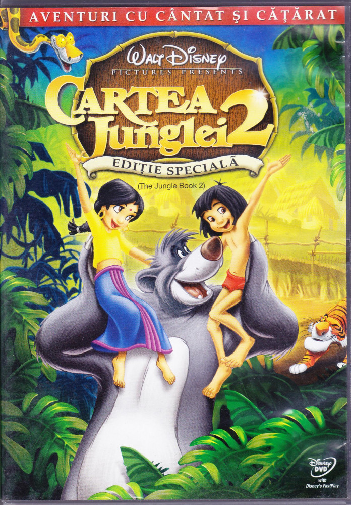DVD animatie: Cartea junglei 2 ( original, dublat si cu sub. in lb. romana  ) | arhiva Okazii.ro
