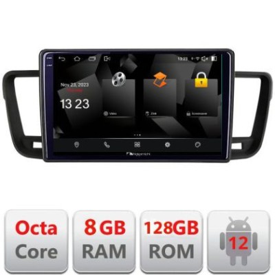 Navigatie Peugeot 508 5960Pro-5637 Android Octa Core Qualcomm 2K Qled 8+128 DTS DSP 360 4G Optical CarStore Technology foto