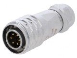 Mufă SF12 tată 6 pini IP67 5A 125V