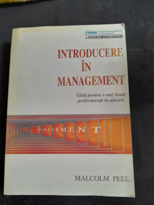 Introducere in management - Malcolm Peel foto