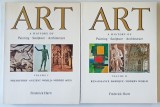 ART - A HISTORY OF PAINTING , SCULPTURE , ARCHITECTURE by FREDERICK HARTT , 2 VOLUME , 1976