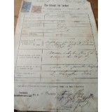 Act Certificat de botez 1903 Bucovina