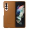 HUSA Smartphone Samsung, pt Galaxy Z Fold3, tip back cover (protectie spate), piele, ultrasubtire, maro, &quot;EF-VF926LAEGWW&quot;