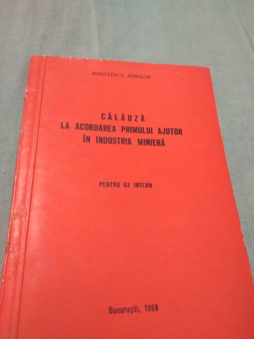 CALAUZA LA ACORDAREA PRIMULUI AJUTOR IN INDUSTRIA MINIERA