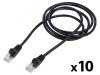 Patch cord U/UTP 5e 3m 26AWG CCA PVC negru, Lanberg