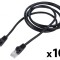 Patch cord U/UTP 5e 3m 26AWG CCA PVC negru