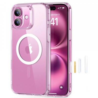 Husa MagSafe pentru Apple iPhone 16 Plus, ESR, Classic Hybrid Slide, Transparenta foto