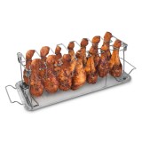 Raft pentru aripioare si pulpe Navaris, 42.7x16.6x15 cm, otel inoxidabil, 43682