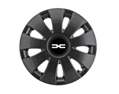 Set 4 Capace Roti Autohelix MSA&reg; potrivite jantelor de 15 inch, pentru Dacia Nou model Aura Black
