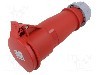 Conector alimentare AC, IEC 60309, IP44, 32A, 0,4kV, 5 pini, TAIZHOU BAOLUDA ELECTRIC - QX6