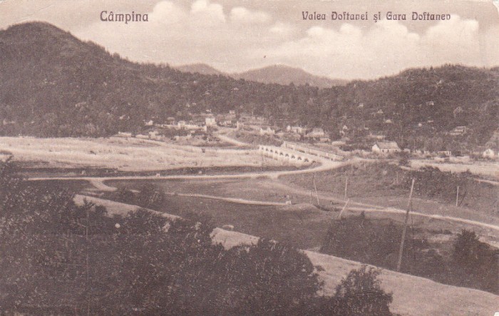 CAMPINA , GARA SI VALEA DOFTANEI ,ROMANIA.