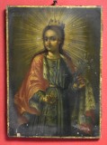 Sfanta Ecaterina - icoana veche pictata pe lemn - secol XIX - Scoala romaneasca