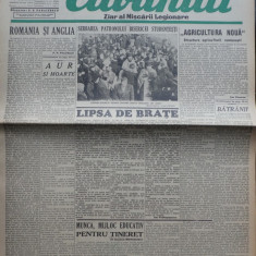Cuvantul , ziar al miscarii legionare , 19 ianuarie 1941 , 2