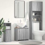 vidaXL Dulap de baie, gri sonoma, 60x33x61 cm, lemn prelucrat