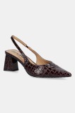 Bianco pumps BIAMARALYN culoarea bordo, cu toc drept, cu toc deschis, 11242158