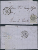 Belgium 1868 Postal History Rare Cover Nivelles to Braine Le Comte D.1014