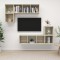 vidaXL Set de dulapuri TV, 4 piese, stejar sonoma, lemn prelucrat 3079811